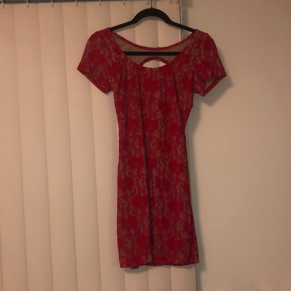 Mini lace dress